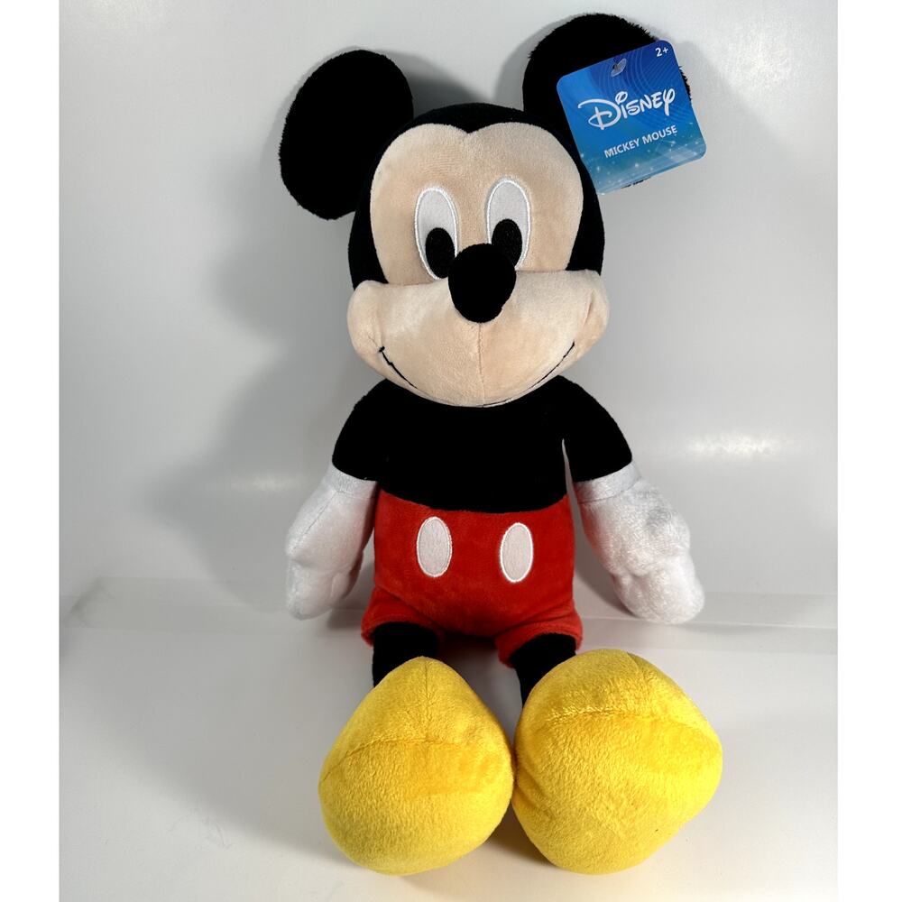 Disney Just Play Mickey Mouse Plush 19" (From Ear to Foot) Multicolor NWT